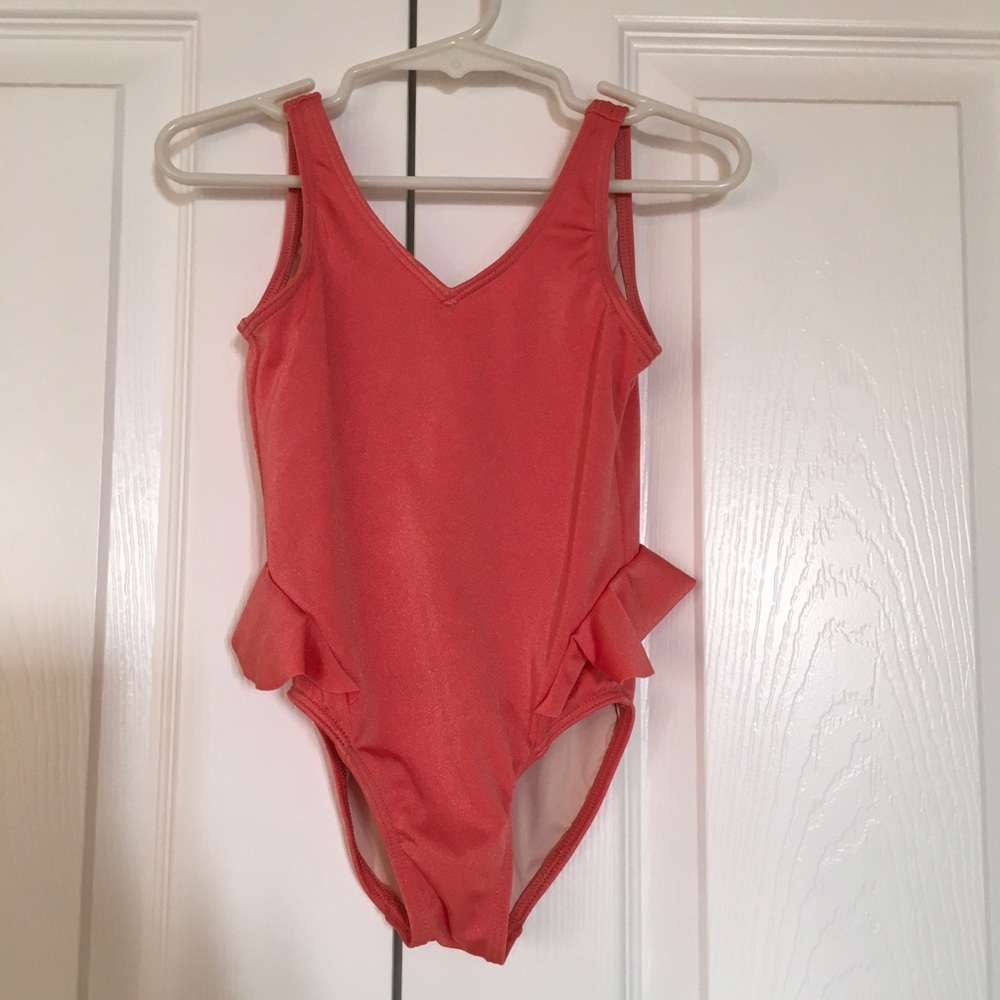 EUC kids Something Navy frill one piece